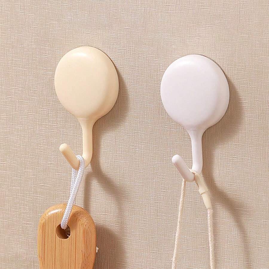 4 ganchos adhesivos de alta resistencia, ganchos de pared sin perforación, ganchos colgantes multiusos para cocina, baño, puerta, alta capacidad de carga, resistentes al agua, sin daños