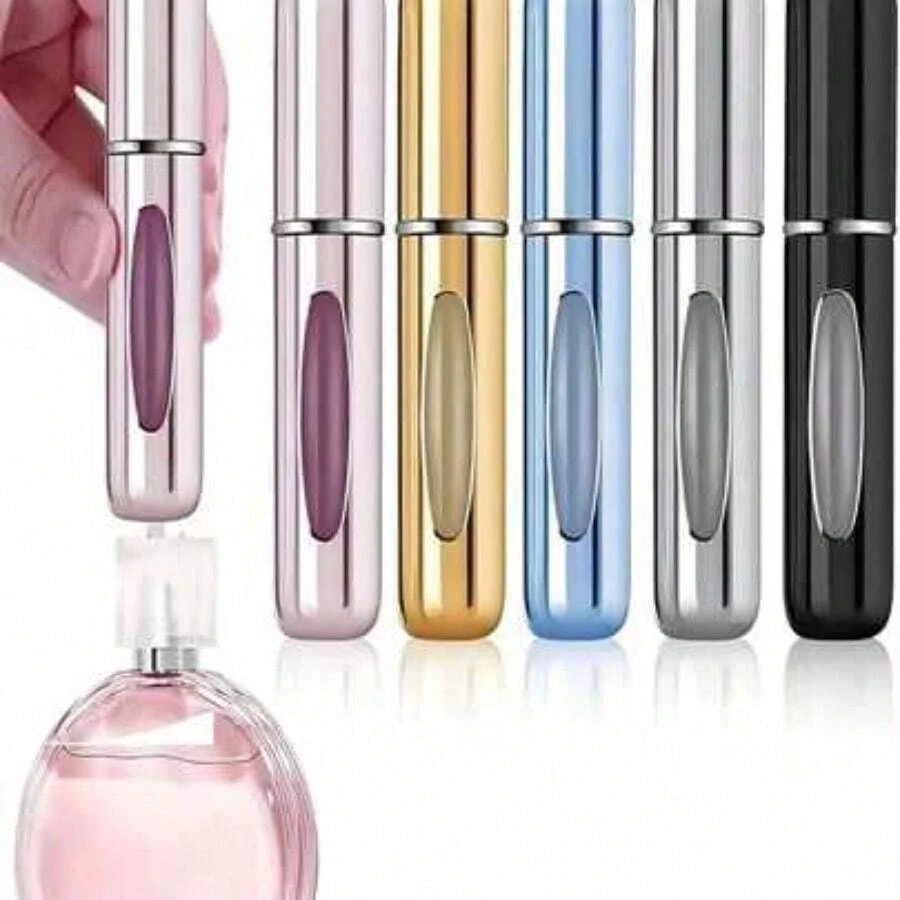 10 Perfume Atomizers, Spray Bottles, Sub Bottling, Travel Sub Bottling, 5ml Perfume, Spray Bottles, Fragrance Filling, Water Bottling, Portable Cosmetics Bottles, Random Colors Home Bathroom Decor Fall Decor Back To School - Zk04 - 查看 1