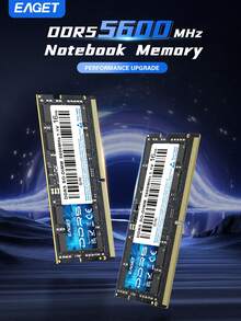 32GB DDR5 RAM Kit(2x16GB), 5600MHz Laptop Memory 16GB & 32GB, CL46, High Performance, Ultra-Fast, Energy Efficient, Gaming & Ultra Book Compatible With Mainstream Notebooks Only, Not For Desktop Computer