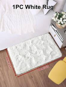 1pc Rug, Area Rug, Living Room Rug, Bedroom Rug, Room Decor, Solid Color Soft Modern Indoor Large Shaggy Rug For Bedroom Living Room Dorm Room, Fall Decor, New Year Winter Warm Decor, Halloween Gifts, Bedroom Decor, Christmas Decoration, Home Decorative Non-Slip Plush Fluffy Area Rugs Girl Pink Comfy Floor Carpet - 彩色 - 查看 21