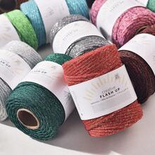 60m 3mm Metallic Gold Tinsel Thread, Shiny DIY Crochet Cord For Bags, Crafts, Multi-Color Options - Suitable For Crochet Bags, Handicrafts - Multicolor - View 7