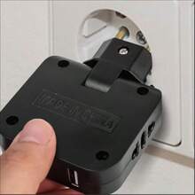 Benjamin Articulated Socket Adapter With USB Input - Ver 5