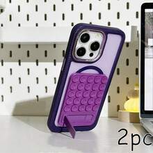 Soporte de teléfono móvil de silicona con ventosa doble cara, accesorio de teléfono móvil de manos libres, soporte para selfie y video, accesorio para teléfono y teléfono móvil Android, ventosa de silicona de fuerte adherencia adecuada para una variedad de escenarios utilizada para sostener el teléfono y evitar que se caiga, accesorios de selfie para teléfono móvil