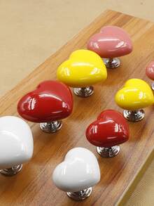 2PCS- Heart-Shaped Extended Toilet Flush Button, Suitable For Long Nails - Self-Adhesive, No Need For Drilling, Decorative Bathroom Accessory, Toilet Press Button, Heart-Shaped Accessory For Long Nails, Universal Toilet Flush Switch Extension, Toilet And Bathroom Supplies - Multicolor - View 9