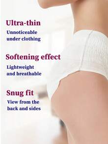 5/10/30 piezas, Bragas menstruales, Toallas sanitarias, Toallas sanitarias tipo pantalón para la noche, Anti-fugas laterales, Transpirables, Muy absorbentes, Suaves y transpirables, Bragas de menstrual, Buen sueño toda la noche, Ropa interior menstrual a prueba de fugas, Ropa interior absorbente