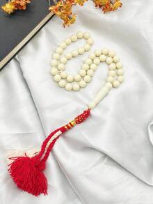 1 件经典优雅 45 颗亚克力珠 Tasbih 祈祷珠手链，适合男士日常祈祷佩戴 - 1045線穗亞克力 - 查看 8