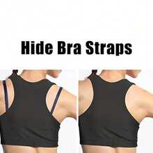 4pcs Heart-Shaped Korean Invisible Bra Hook For Crossed Shoulder Strap And Anti-Slip Strapless Bra Buckle, Brest Buckle & Underwear Fastener Invisible Snaps Valentine's Day Valentines School - Multicolor - View 4