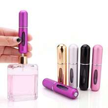 1pc/3pcs/4pcs 5ml Refillable Travel Perfume Atomizer Spray Bottle, Portable Bottom Filling Perfume Bottle Perfume Refillable Bottle - Hồng - Xem 1
