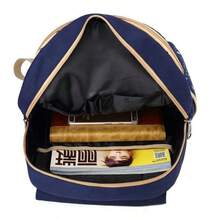 3Pcs/Set Star Print Girls Boys Backpack Travel Rucksack Kids Back To School Bags - Blue - View 2