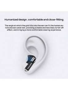 PHILIPS TAT1168 True Wireless Bluetooth Earbuds - Stable And Comfortable Fit, Built-In Noise-Canceling Microphone For Clear Workout Calls, Bluetooth 5.3, Enjoy Music, Beige - Beige - View 6