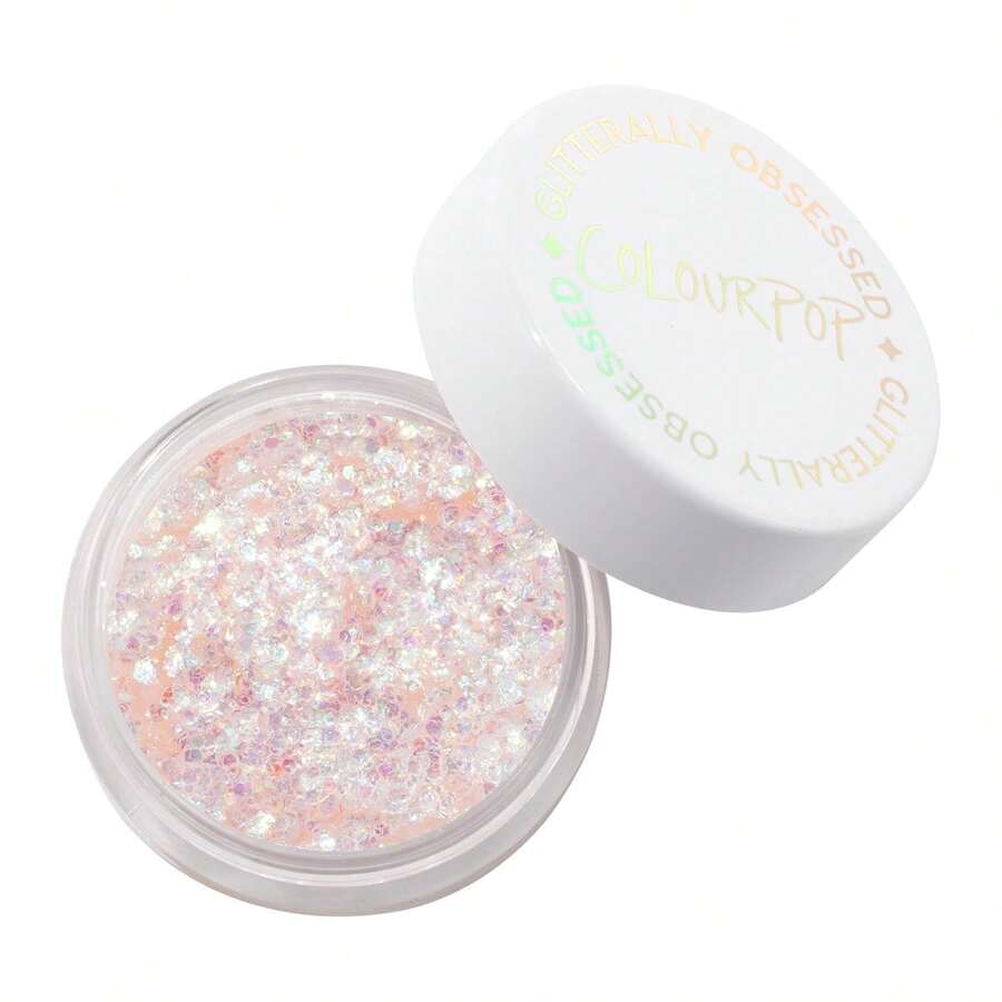 ColourPop Glitterally Obsessed Body Glitter Gel - Multi-Colored Glitter Makeup Made With An Adhesive Gel Formula - Easy To Use &Amp; Mess Free - Disco Lady (0.06 Oz) - So Cute - 查看 1