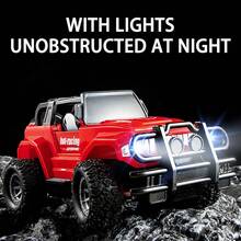 1/16 Scale Remote Control Off-Road Vehicle, Rechargeable Racing Car With LED Lights, 4-Way Toy Monster Truck - Multicolor - View 4