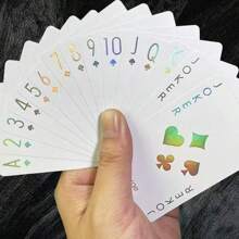 Cartas de juego holográficas de alta calidad, adecuadas para fiestas, reuniones y juegos de grupo