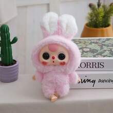 Muñeca de peluche de conejo de dibujos animados 3D, colgante de muñeca de dopamina, regalo de cumpleaños - Multicolor - Ver 13