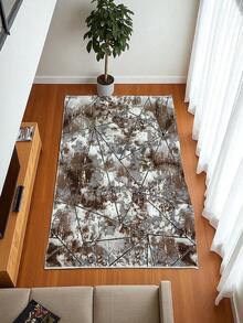 Odern Mocha Coffee Area Rug – Non-Slip, Soft & Washable Carpet For Living Room, Hallway, Bathroom (Made In Turkey) - Mocha Brown - View 4