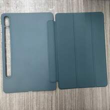 柔软 TPU 折叠平板电脑外壳适用于 Galaxy Tab S9 Fe S8 S7 A9 + A7 Lite S6 Lite 10.4 /Tab M11 P12 12.7 Idea Pad Pro 12.7 英寸防震保护套 - 墨綠色 - 查看 15