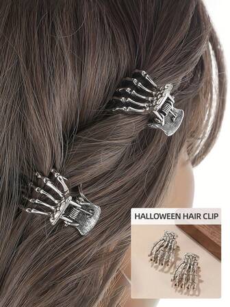 2 piezas Mano de esqueleto gótica punk mini garra de calavera para coleta, accesorios para el cabello con clip lateral de varios colores para mujeres, herramientas de peinado Y2k, accesorios para el cabello, accesorios para el cabello para mujeres, otoño, viaje, herramientas para el cabello, accesorios para mujeres, cosas para el cabello, otoño, accesorios para el cabello, accesorios para el cabello para mujeres, viaje, accesorios para el cabello, accesorios para mujeres, accesorio para el cabello, accesorios para el cabello para mujeres, herramientas para el cabello, cosas para el cabello, cosas, accesorios de belleza, regalos, viaje, regalos para mujeres, cosas para el cabello, regalos de calcetines