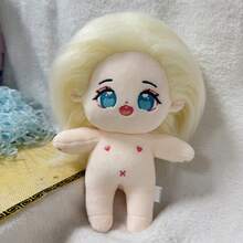 1 个/20 厘米娃娃/娃娃家族/黑色/棕色/白色/紫色/米色头发/明星娃娃 - 您需要梳理她的头发/化妆/穿上衣服 - 然后您就可以收集它们/送给朋友或孩子的完美礼物 - 彩色 - 查看 22