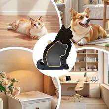 Pudełko na pamiątkową kolekcję i przechowywanie sierści kota i psa, prezent z sierści zwierząt, wyjątkowy prezent dla miłośników zwierząt, kształt sierści kota, ozdoba na biurko, prezent pamiątkowy z psem, odpowiednie dla rodziny i przyjaciół do przechowywania sierści, zębów i popiołu