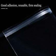 sealsuer 100 piezas Bolsas de celofán transparentes autoadhesivas y reutilizables selladas, de 2 a 13 pulgadas, adecuadas para regalos, presentes, bolsas para joyas, viajes, almacenamiento, empaque, regalos, envío, días festivos, entrega de regalos