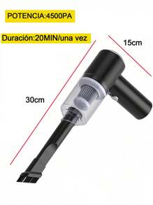 3 en 1 Aspiradora De Mano, Version Mejorada, Aspiradora Portatil , Portatil,   Inalambrica Para Coche y El Hogar, Con Bateria Recargable, Funcionamiento Silencioso, Remueve polvo, Pelo de Mascotas, Alta Potencia, Mini Aspiradora, Articulo Basico Para La Limpeza Del Hogar F6001