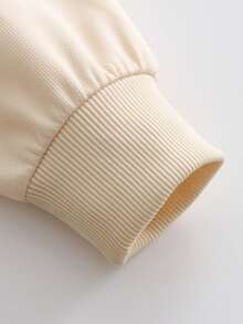 Tween Girls Halloween Style Cute Little Ghost Pattern Round Neck Long Sleeve Sweater Pullover Autumn Winter New