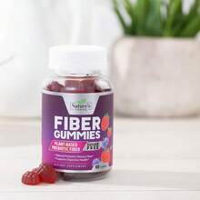 Fiber Gummies Adults, Sugar Daily 4g Gummy Fiber Supplement, Prebiotic Gummy Digestive Support - Plant Based Soluble Chews, Prebiotics Supports Regularity & Digestion - 60 Gummies