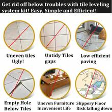 1000-8000Pcs 2mm Tile Leveling Spacer System Tool Clips Wedges Flooring-Lippage-Plier - 2000pcs - View 4