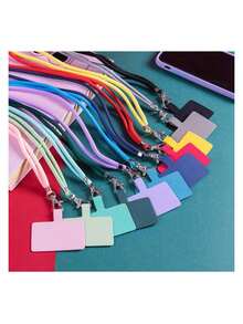 Kit 3 Peças Cordão Universal de Nylon Para Celular/ Smartphone – Alça Macia Ajustável de Pescoço e Pulso Com Suporte Seguro/ Ideal Para Viagem/ Trabalho/ Passeio e Esportes - 2 Peças - Visão 1