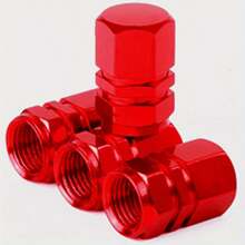 4pcs Aluminum Alloy Universal Tire Valve Stem Caps - Heavy Duty Sealed Dustproof Tire Valve Covers - Vehicle Tire Accessories