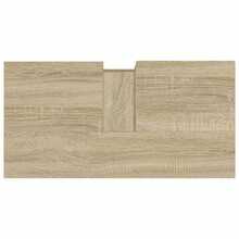 vidaXL Badschrank Sonoma-Eiche 65x33x60 cm Holzwerkstoff - Gelb - Übersicht 5