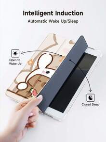 Ayotu Capybara, Watermelon, Cartoon Animal Pattern IPad Protective Case, Compatible With 10.2-Inch IPad (9th/8th Gen) 2021/2020, Compatible With 2022 Galaxy Tab A8 10.5-Inch, Compatible With Huawei MatePad 10.4/Tab, With Pencil Slot, Supports Auto Sleep/Wake Function, Fashionable Protective Cover - Multicolor - View 6