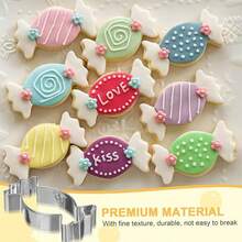 4pcs Stainless Steel Cookie Cutter Set - Cookie Molds For Easter, Valentine's Day - Candy Shapes, For Holiday Baking, Pastry Decoration And Celebration - Multipurpose Kitchen Tool For Christmas, Halloween Christmas Christmas Decorations Christmas Pajamas Christmas Gifts Christmas Decor