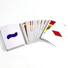 Premium Geometric Pattern Card Deck Set - Complete Abstract Symbolism Cards With Professional Organizer Case For Tabletop Gaming