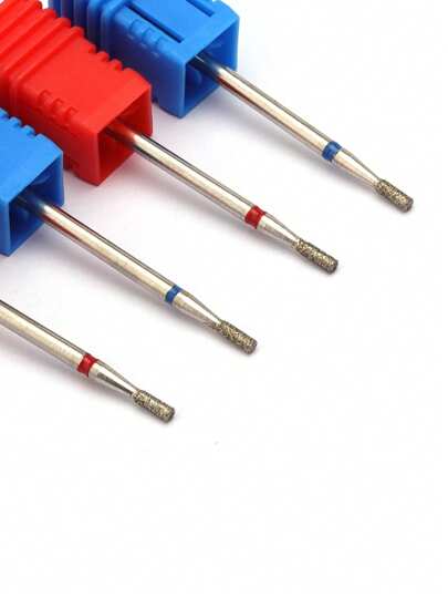 Diamond Nail Drill Bits 3/32'' Professional Nail Bit Cuticle Clean Nail Cleaner For Dead Skin Nail Prepare Manicure Nail Salon Supplies