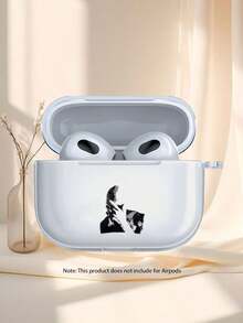 غطاء واقي لسماعات الأذن اللاسلكية البلوتوث من أبل بطراز "إنس" مع تصميم هيكل عظمي مبتكر، مناسب ل- 4/1/2/3/Pro/Pro2، مصنوع من مادة TPU شفافة لامعة ناعمة، مقاوم للسقوط وأكثر متانة، يجعله هدية مثالية للعائلة والأصدقاء والأزواج