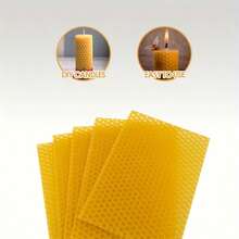 10pcs Beeswax Sheets, For Candle Making, Wood Floor Waxing, Household Crafts - Beeswax Sheet - View 6