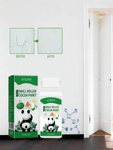 White Repair Paint, Home Wall Repair Paste, Graffiti & Mildew Stain Cover Repair Paint, Wall Renovation Filler Paint, Large Capacity Can Cover Various Wall Stains, Suitable For Repairing Small Areas Of Damage In Homes, Schools, Hotels, Offices And Other Buildings, As Well As DIY Graffiti Art Creation And Public Space Signage.