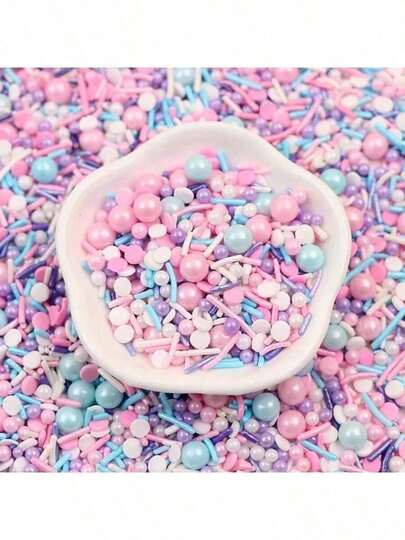 Bolas de azúcar comestibles y coloridas, mezcla para decorar pasteles, herramientas de decoración de pasteles de boda (30g)