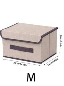 1 件可折叠储物盒，亚麻和内衣储物盒，玩具和衣物整理盒，旅行储物，夏季和假日