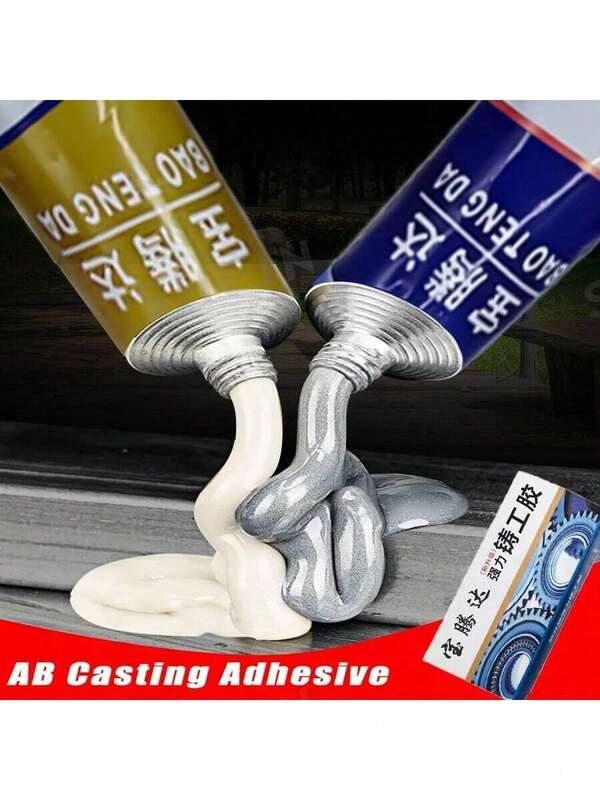 100ML StrongAB Pro: High Strength Epoxy Adhesive Glue - Instant Bonding For Metal/Plastic/Ceramic/Wood - Quick Fix Repair Solution, Waterproof & Heat Resistant