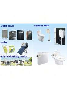 Válvula de flotador de plástico, controlador de nivel de agua de parada de agua totalmente automática, tanque de agua, torre de agua, interruptor de parada de agua totalmente automático, válvula de bola