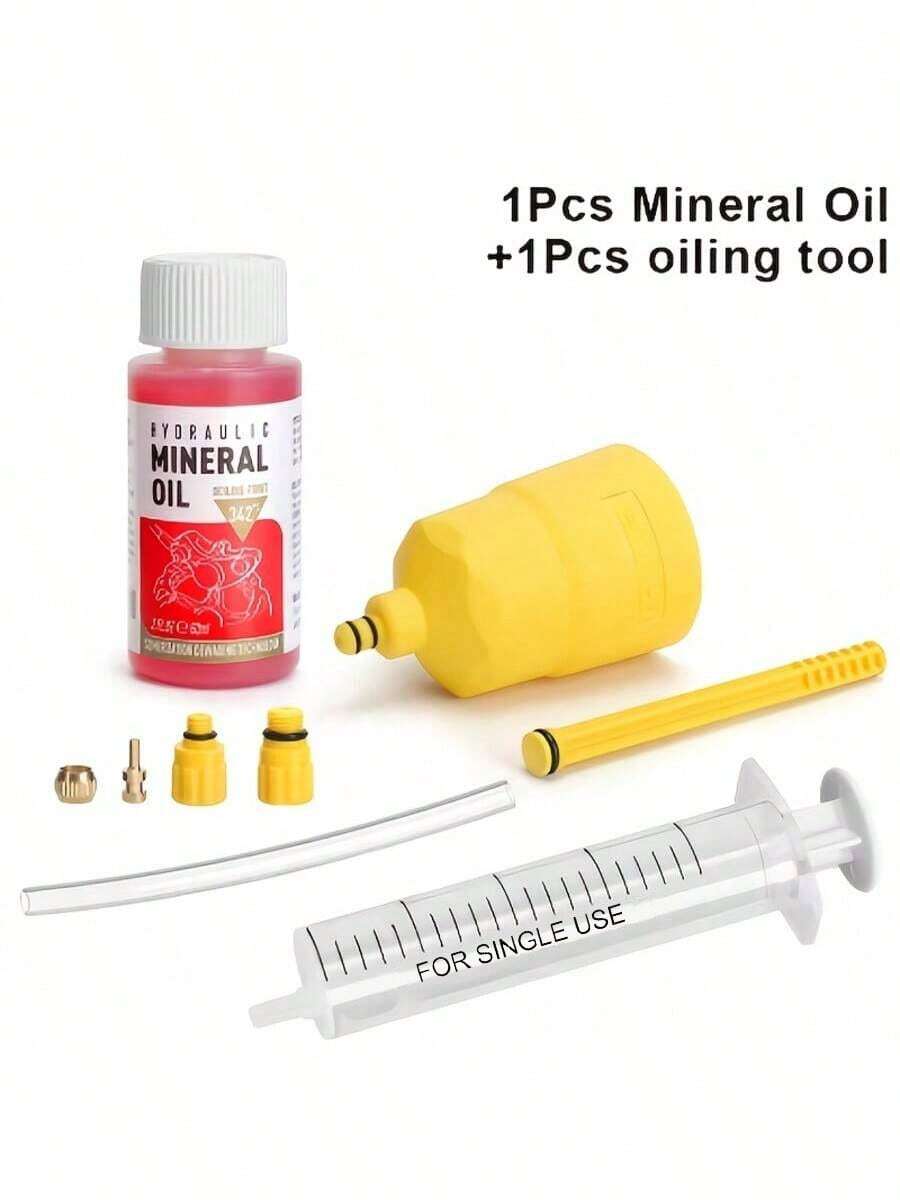 60毫升自行车刹车排气套件工具，适用于山地车和公路车刹车维修