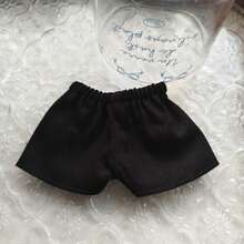 [Solo ropa] Pantalones de 17 cm para muñeca lafufu, de estilo sencillo y ordenado, en colores básicos y versátiles como negro, blanco, caqui, verde militar, azul vaquero, adecuados para Labubu, regalos de festival