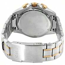 Fossil Garrett Chronograph Men's Business Quartz Watch FS5623 Blue Round Dial & Stainless Steel Strap Watch Suitable For Daily Business Wear Gift For Men Or Husband