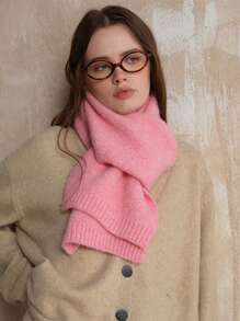 1 szt. damski szalik z mieszanki wełny w jednolitym kolorze, dzianinowy, swobodny i uroczy, miękki i przytulny, wysokiej jakości, odpowiedni na wyjścia, do codziennego dojazdu do pracy jesienią/zimą. Damskie szaliki zimowe