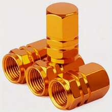 4pcs Aluminum Alloy Universal Tire Valve Stem Caps - Heavy Duty Sealed Dustproof Tire Valve Covers - Vehicle Tire Accessories