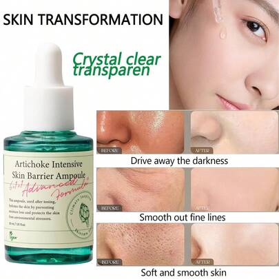 面部精华，改善肤色，提亮肤色，深层滋养并强化皮肤屏障，温和不刺激，平衡、保湿并锁住水分，适合日常护理和晚间护理