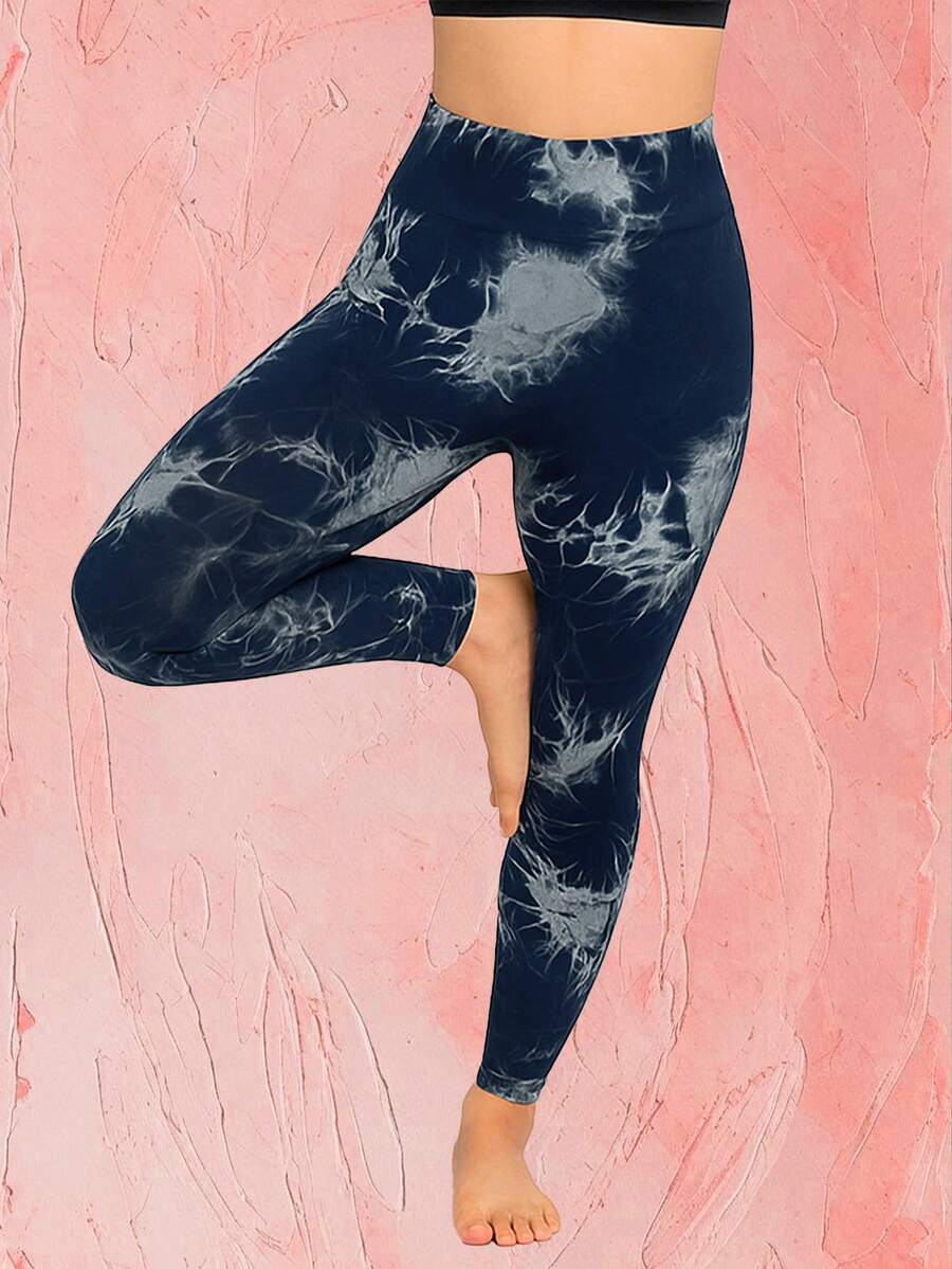 Women Leggings - Blue - View 1