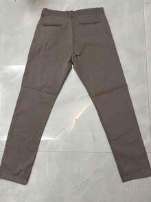 Men's Casual Sport Twill Pants With Built-In Pocket And Knife Pocket, High Durability And Comfort - 深卡其色 - 查看 3